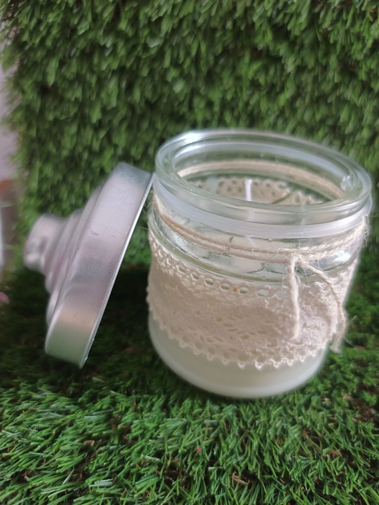 Vela menta, té verde  y romero