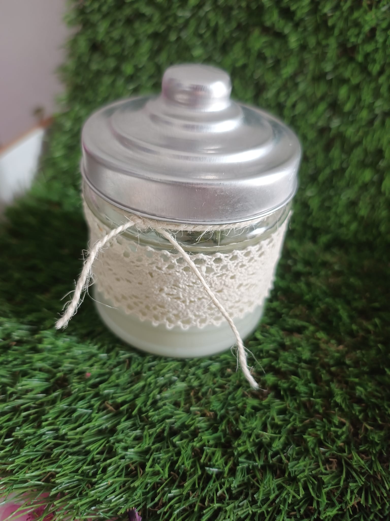 Vela menta, té verde  y romero